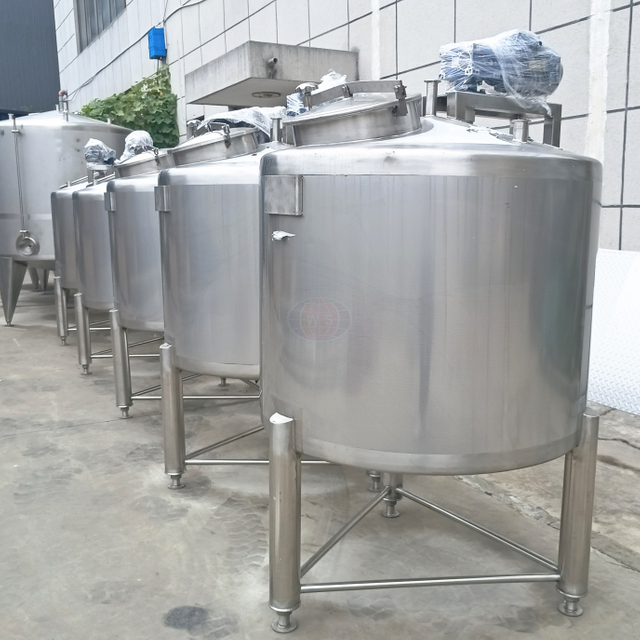 Stainless Steel 304 Yogurt Fermentation Tank with Agitator