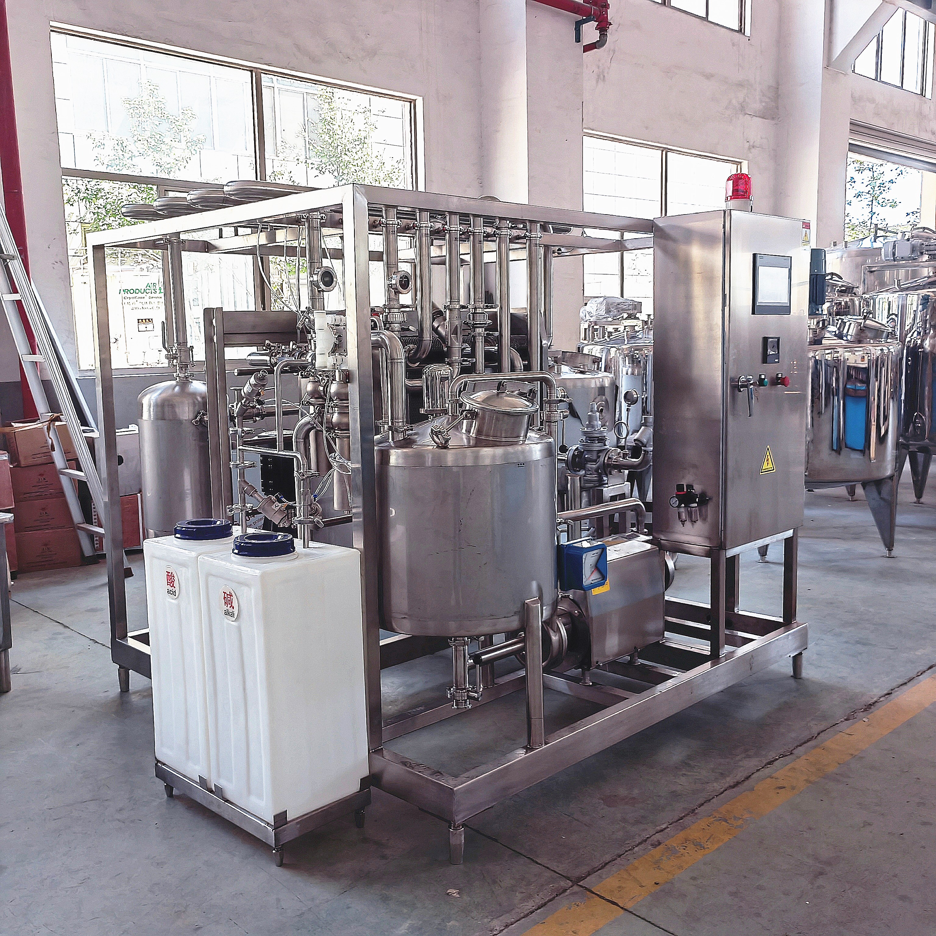 Plate pasteurizer