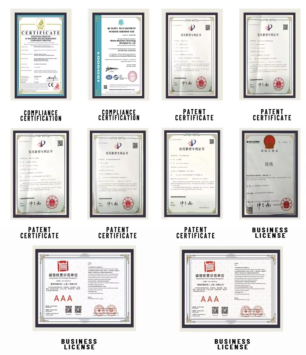ISO 9001 Quality Management System Certification for Weishu