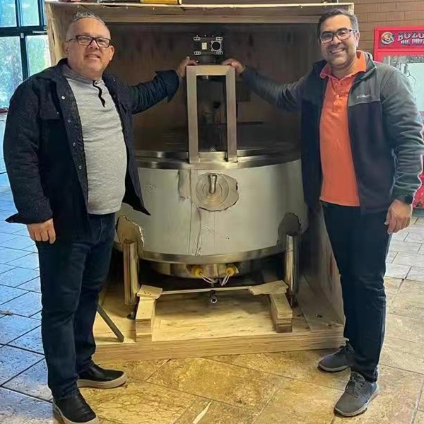 American cheese making machine