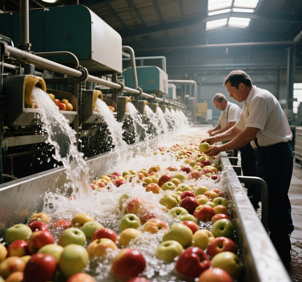What is the production process of juice?