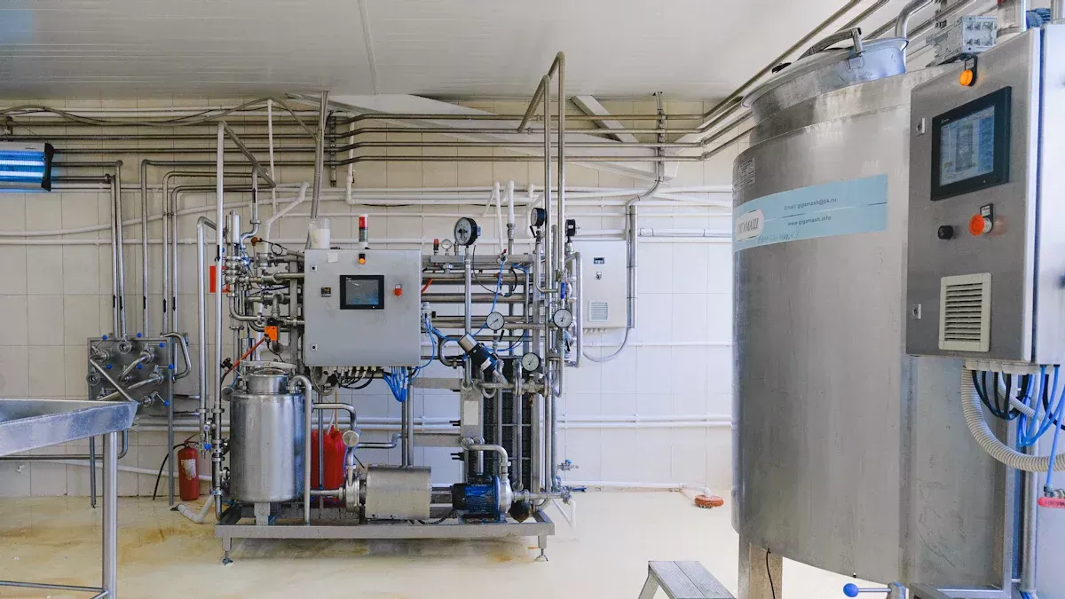 What is the milk processing line?
