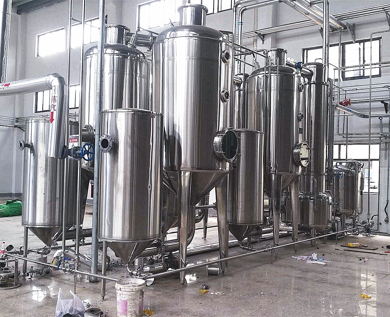 Vacuum concentrator for Tomato Paste