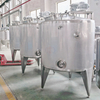 Vertical Cone Bottom Stainless Steel Tanks for Storage Milk Juice