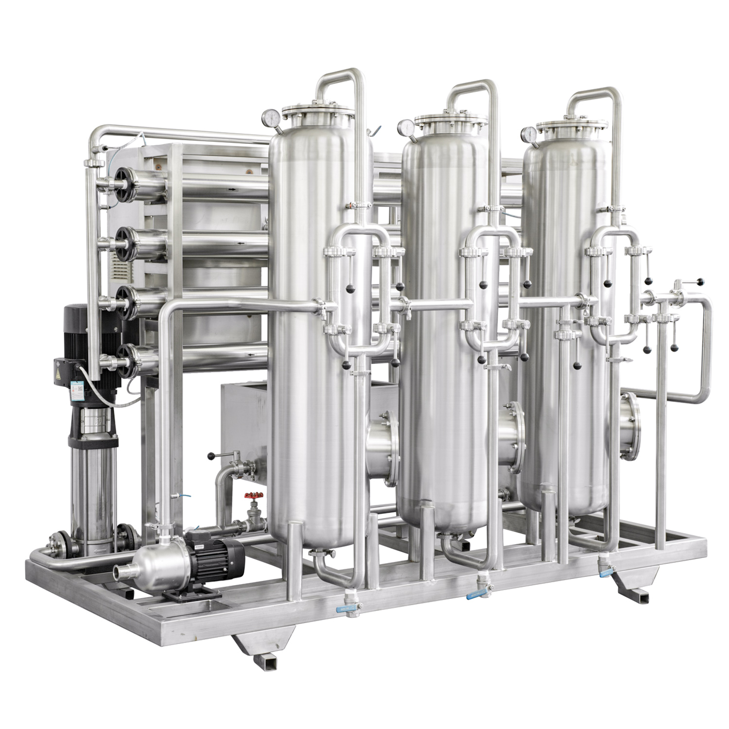 RO Water System Installed in Beverage Production Plant
