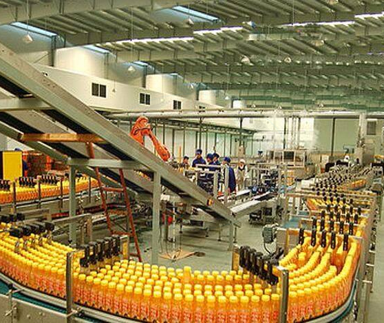 What is including in the Juice production line?