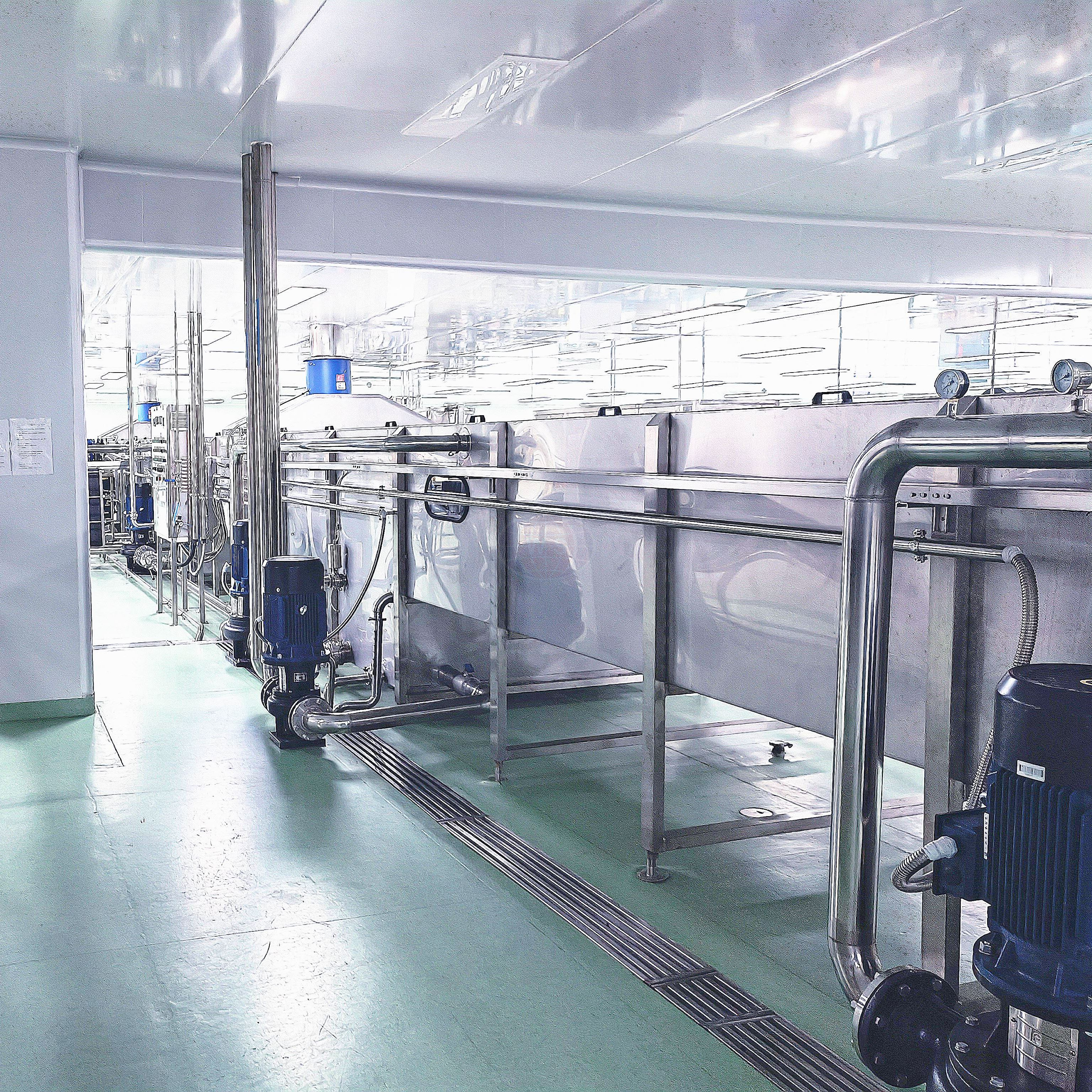 Beverage Production Line Equipment in Factory