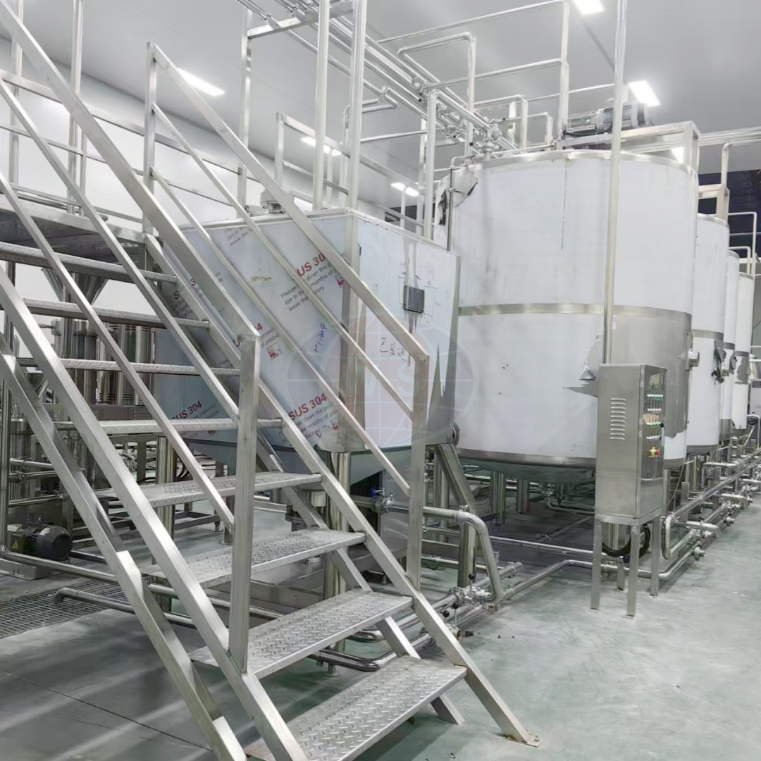 Evaluating a UHT milk production line factory equipment