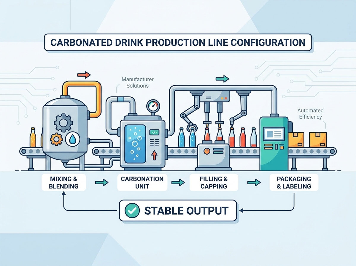 Carbonated Drink Production Line Manufacturer Equipment